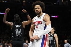 Cunningham y Duren conducen a Pistons a triunfo ante Nets al abrir actividad de su grupo en Copa NBA