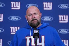 Brian Daboll deja de ser entrenador de los Giants con el equipo con marca de 2-8, según fuente AP