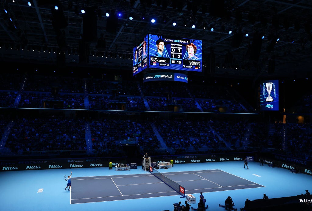 <p>Vista general de las ATP Finals de Turín </p>