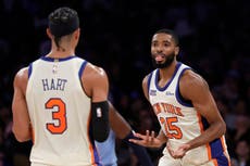 Knicks brillan otra vez a la ofensiva, vencen 133-120 a Grizzlies y mejoran a 7-0 en casa