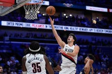 Shaedon Sharpe anota 35 puntos y guía a Trail Blazers hacia victoria 125-117 sobre Pelicans