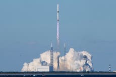 Blue Origin lanza enorme cohete con dos naves espaciales de la NASA hacia Marte