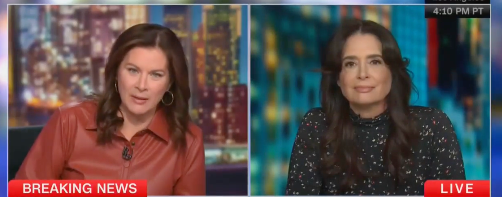 La exmodelo de trajes de baño Stacey Williams aparece en CNN para hablar de las afirmaciones hechas en los correos electrónicos de Epstein publicados por el Comité de Supervisión de la Cámara de Representantes de EE. UU.