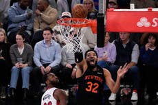 Towns y Shamet llevan a Knicks a victoria 140-130 sobre Heat en la Copa NBA