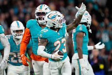 Dolphins vencen 16-13 a Commanders en tiempo extra en España