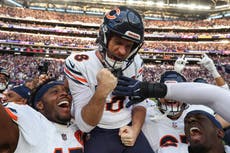 Bears mejoran a 7-3 al vencer a Vikings con gol de campo tras regreso de kickoff clave de Duvernay