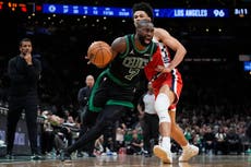 Jaylen Brown anota 33, Payton Pritchard 30 y los Celtics vencen 121-118 a Clippers