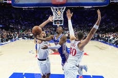 Tyrese Maxey y los 76ers remontan para ganar 110-108 a James Harden y los Clippers
