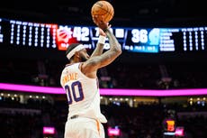 Booker anota 19 puntos y Suns vencen a Blazers por 127-110