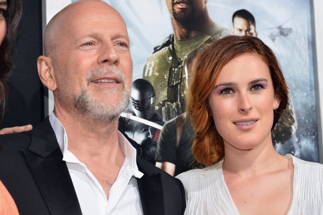 <p>Rumer Willis dice estar “agradecida” de tener a su padre Bruce a pesar de su diagnóstico de demencia </p>