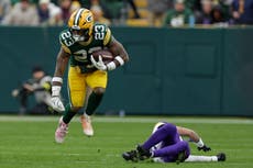 Emanuel Wilson corre 107 yardas y anota 2 TDs en la victoria de Packers 23-6 sobre Vikings