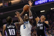Los Kings aprovechan segundo colapso seguido de los Timberwolves en victoria 117-112 en tiempo extra