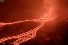 El Kilauea expulsa fuentes de lava por 37ma vez desde que comenzó su erupción el año pasado