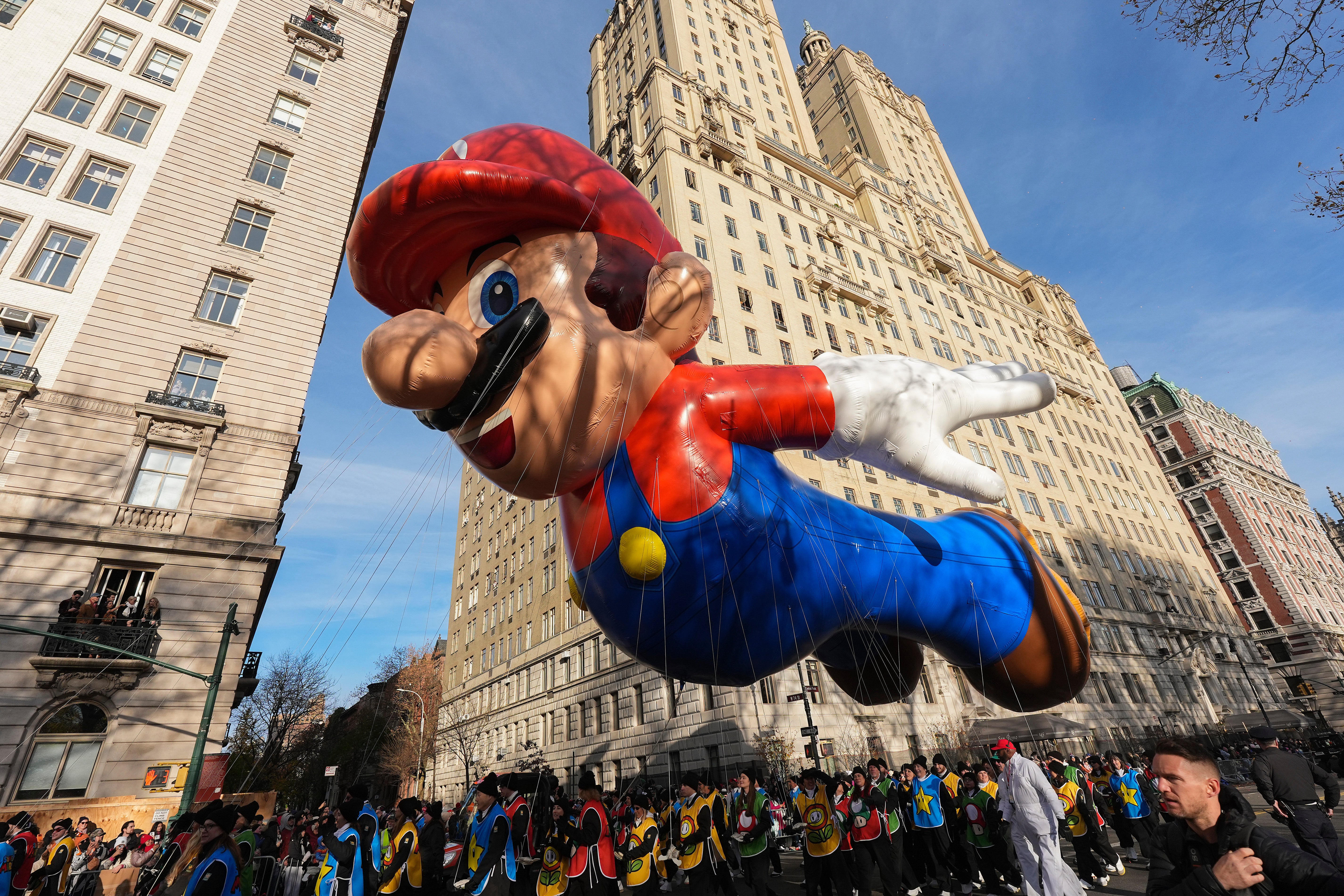 Fotos de los globos del desfile anual de Acción de Gracias de Macy's