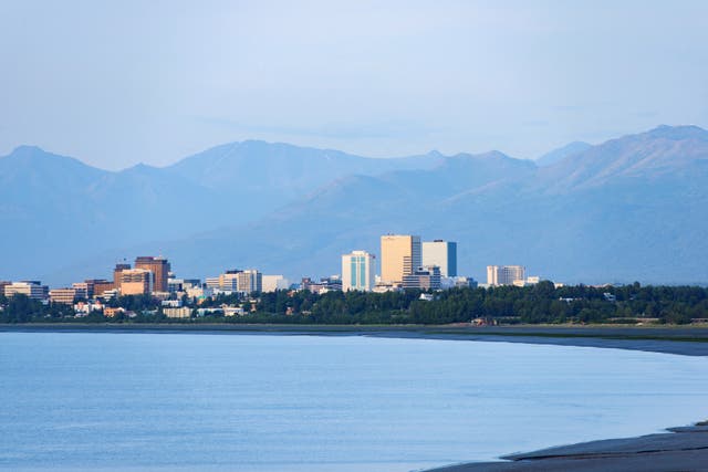 <p>Centro de Anchorage, Alaska. El sismo ocurrió a unos 60 kilómetros de Anchorage en la mañana del jueves</p>