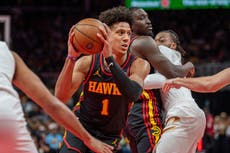 Triple-doble de Jalen Johnson lleva a Hawks a victoria 130-123 sobre Cavaliers en la Copa NBA