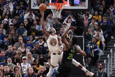 Butler lidera a Warriors sin Curry para vencer a Pelicans por 104-96