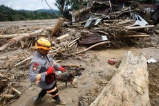 Suben a más de 1.400 los muertos por inundaciones en Indonesia, Sri Lanka, Tailandia y Malasia