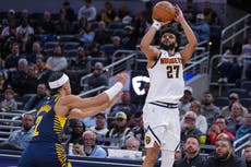 Jamal Murray anota 52 puntos, su máximo número de la temporada; Nuggets vencen a Pacers por 135-120