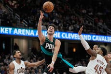 Deni Avdija anota 27 puntos y los Trail Blazers vencen a los Cavaliers 122-110