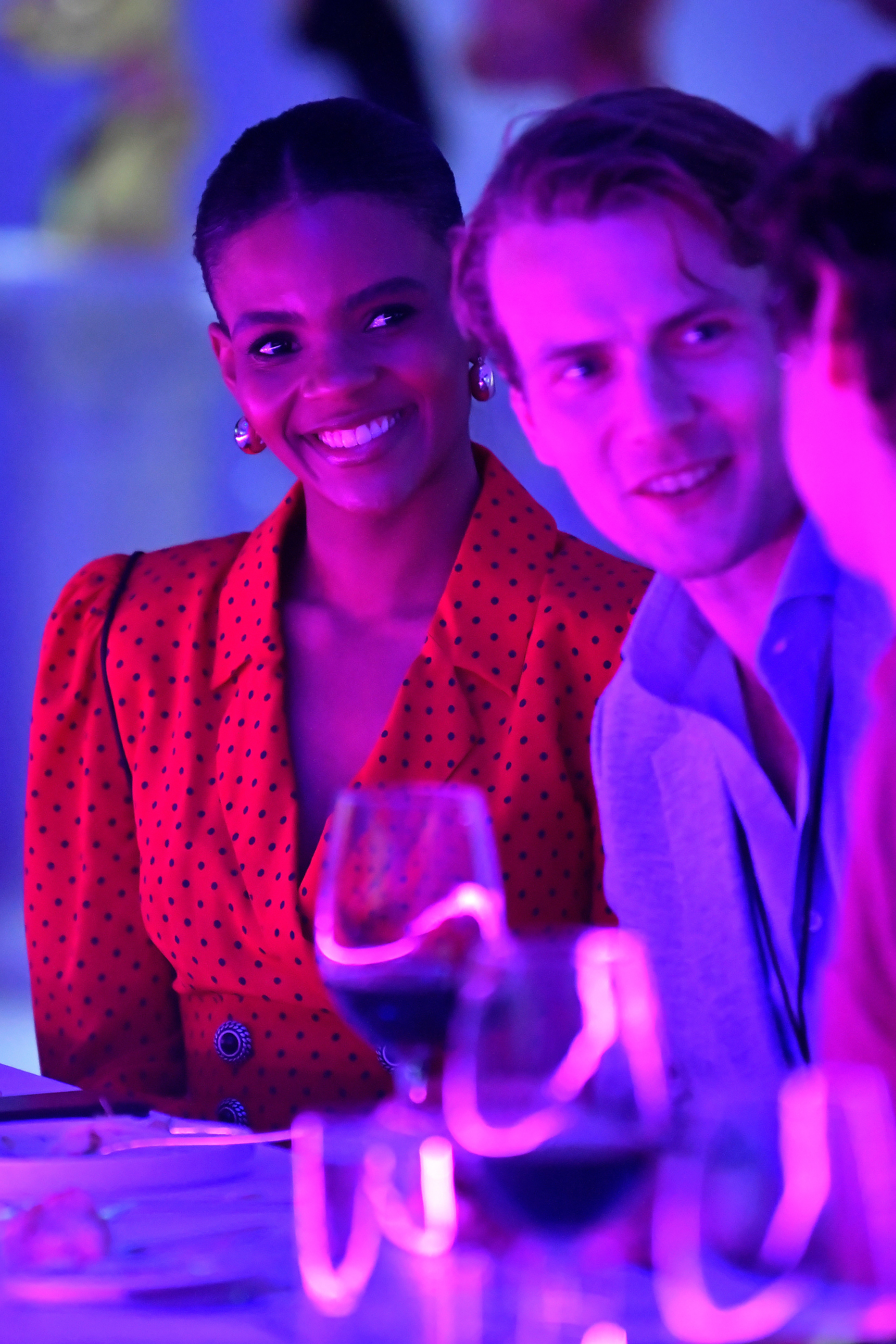 Con su esposo George Farmer