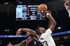 Novato Cedric Howard logra 23 puntos y 14 rebotes en victoria de Grizzlies 107-98 sobre Clippers