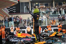 Lando Norris de McLaren gana su primer título de F1 tras terminar tercero en el GP de Abu Dabi