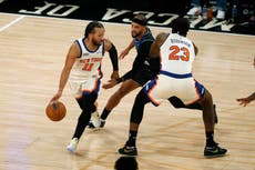 Brunson y Hart lideran victoria de los Knicks 106-100 ante el Magic