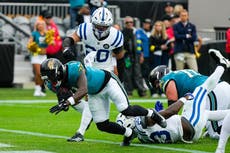Jaguars superan 36-19 a Colts que pierden a Daniel Jones por lesión