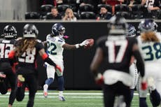 Shaheed devuelve patada 100 yardas para TD y Seahawks aplastan 37-9 a Falcons