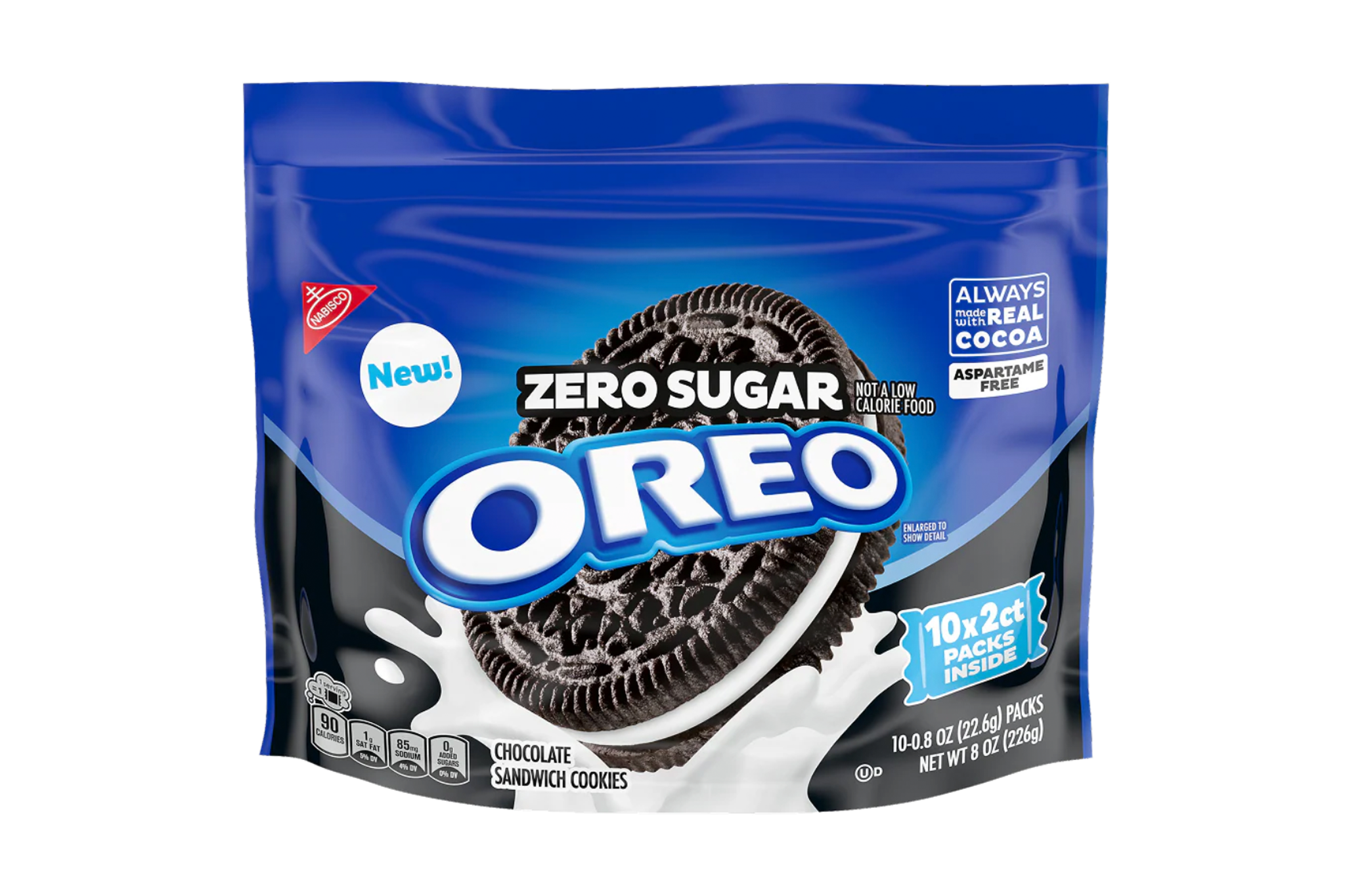 Oreo ha sido objeto de burlas por la lista de ingredientes de las nuevas galletas, incluidos edulcorantes artificiales, de sus nuevas galletas sin azúcar