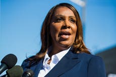 Jurado se niega a acusar de nuevo a la fiscal general de NY, Letitia James, dice fuente de AP