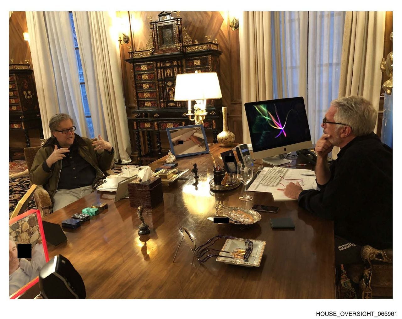 Reunión de Steve Bannon con Epstein