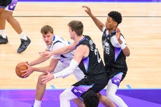 George anota 37, Markkanen suma 33 y el Jazz vence a Mavericks en tiempo extra pese a 42 de Flagg