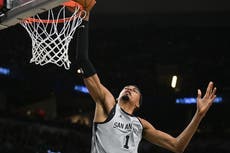Spurs se recuperan de la derrota en la Copa NBA y aplastan a Wizards 119-94