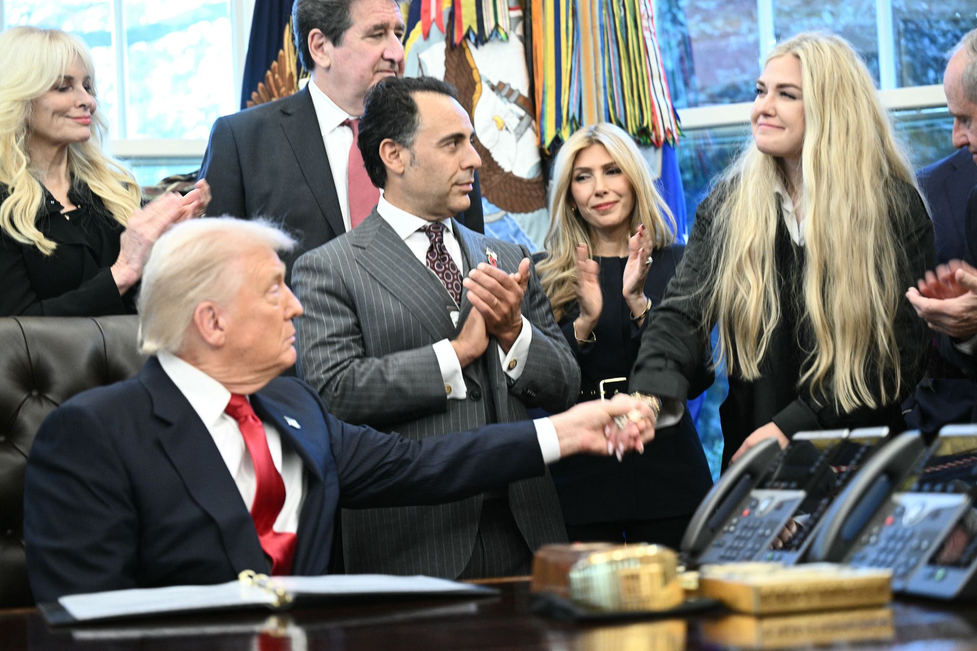 Kirk se reunió con Trump en la Casa Blanca en noviembre para la ceremonia de toma de posesión del recién nombrado embajador en la India.