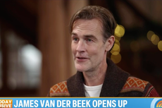 James Van Der Beek habla sobre su apariencia en la reunión de Amigos y amantes