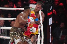 Jake Paul afirma tener 'doble fractura de mandíbula' tras su derrota ante Anthony Joshua