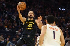 Butler y Curry guían a Warriors hacia victoria 119-116 ante Suns en otro encuentro ríspido