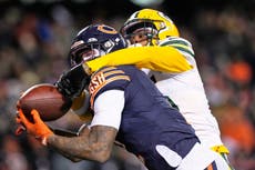Williams conecta con Moore para conseguir triunfo en tiempo extra para Bears 22-16 ante Packers