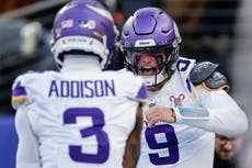 McCarthy se lesiona pero Vikings vencen y Giants acumulan novena derrota consecutiva