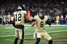 Dos TD de Olave y cinco goles de Smyth ayudan a Saints a vencer 29-6 a Jets