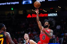 Los Bulls vencen 152-150 a los Hawks en el juego con más puntos de la temporada de la NBA