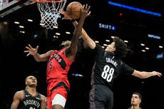 Porter y Clowney lideran a los Nets en la victoria 96-81 sobre los Raptors