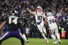 Drake Maye lidera a los Patriots a una victoria 28-24 sobre los Ravens y asegura lugar en playoffs