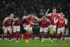 Arsenal vence a Crystal Palace en penales y avanza a semifinales de la Copa de la Liga