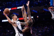 Porter anota 28 puntos y Nets vencen 114-106 a 76ers para su 3ra victoria en 4 partidos