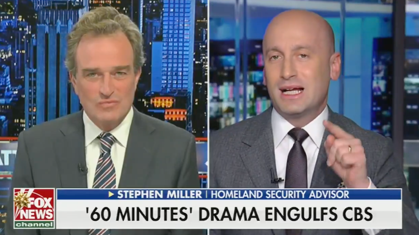 Stephen Miller, vicejefe de gabinete de la Casa Blanca, exigió a CBS remover a quienes participaron en una “revuelta” por la cancelación de un reportaje de 60 Minutes sobre los migrantes en la prisión CECOT de El Salvador