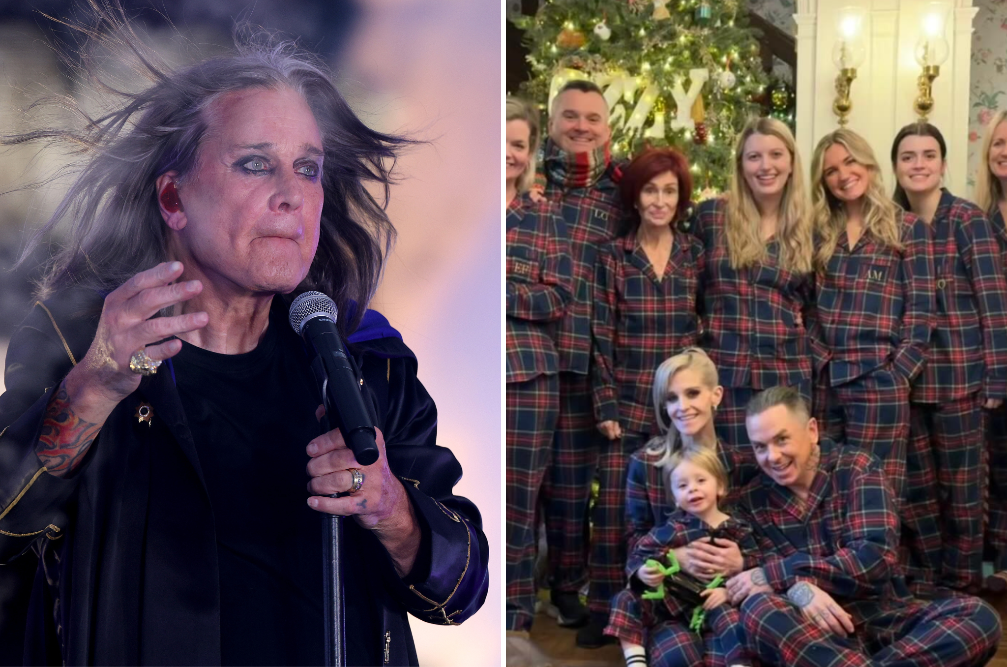 Ozzy Osbourne falleció en julio a los 76 años. Su familia compartió una foto de su primera Navidad sin la leyenda del rock