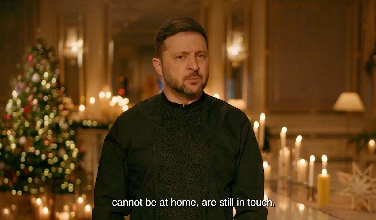 Zelensky parece desear la muerte a Putin en su mensaje navideño